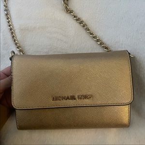 Michael Kors gold purse